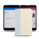 Coque cuir Microsoft Surface Duo - Blanc PU