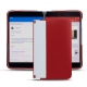 Coque cuir Microsoft Surface Duo - Rouge PU