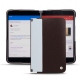 Microsoft Surface Duo leather cover - Marron envoûtant