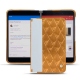 Coque cuir Microsoft Surface Duo - Or Maïa - Couture