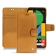 Google Pixel 5 leather case - Or Maïa ( Pantone 871C ) 