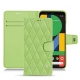 Capa em pele Google Pixel 5 - Vert olive - Couture ( Nappa - Pantone 578U ) 