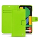 Capa em pele Google Pixel 5 - Vert fluo