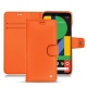 Lederschutzhülle Google Pixel 5 - Orange fluo