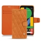 Housse cuir Google Pixel 5 - Mandarine vintage - Couture