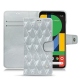 Custodia in pelle Google Pixel 5 - Platinium - Couture