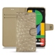Custodia in pelle Google Pixel 5 - Autruche desert