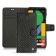 Capa em pele Google Pixel 5 - Serpent nero