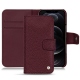 Housse cuir Apple iPhone 12 Pro Max - Lie de vin ( Pantone 5115C ) 
