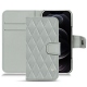 Capa em pele Apple iPhone 12 Pro Max - Gris - Couture ( Nappa - Pantone W428C ) 