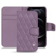 Apple iPhone 12 Pro Max leather case - Lilas - Couture ( Nappa - Pantone 2645U ) 