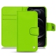Lederschutzhülle Apple iPhone 12 Pro Max - Vert fluo