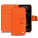 Custodia in pelle Apple iPhone 12 Pro Max - Orange fluo