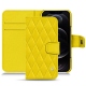 Capa em pele Apple iPhone 12 Pro Max - Jaune fluo - Couture