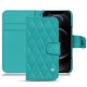 レザーケース Apple iPhone 12 Pro Max - Bleu fluo - Couture