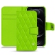 Custodia in pelle Apple iPhone 12 Pro Max - Vert fluo - Couture