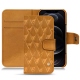 Apple iPhone 12 Pro Max leather case - Or Maïa - Couture