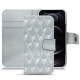 Apple iPhone 12 Pro Max leather case - Platinium - Couture
