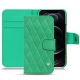 Custodia in pelle Apple iPhone 12 Pro Max - Menthe vintage - Couture