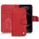 Lederschutzhülle Apple iPhone 12 Pro Max - Rouge troupelenc