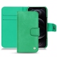 Apple iPhone 12 Pro leather case - Menthe vintage ( Pantone 562C ) 