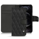 Apple iPhone 12 Pro leather case - Noir - Couture ( Nappa - Black ) 