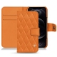 Funda de piel Apple iPhone 12 Pro - Orange - Couture ( Nappa - Pantone 1495U ) 