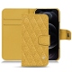 Capa em pele Apple iPhone 12 Pro - Mimosa - Couture ( Pantone 141C ) 