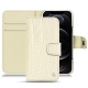 Apple iPhone 12 Pro leather case - Crocodile milk