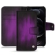 Apple iPhone 12 Pro leather case - Violet Patine