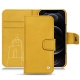 Funda de piel Apple iPhone 12 Pro - Jaune soulèu