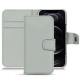 Capa em pele Apple iPhone 12 Pro - Gris PU