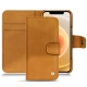 Apple iPhone 12 mini leather case - Or Maïa ( Pantone 871C ) 