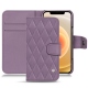 硬质真皮保护套 Apple iPhone 12 mini - Lilas - Couture ( Nappa - Pantone 2645U ) 