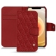 Apple iPhone 12 mini leather case - Tomate - Couture ( Pantone 187C ) 