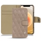 Housse cuir Apple iPhone 12 mini - Taupe vintage - Couture