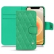 Housse cuir Apple iPhone 12 mini - Menthe vintage - Couture