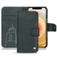 Apple iPhone 12 mini leather case - Blu marino