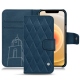 Housse cuir Apple iPhone 12 mini - Blu mediterran - Couture
