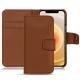 Apple iPhone 12 mini leather case - Marron PU