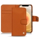 Housse cuir Apple iPhone 12 mini - Orange vibrant
