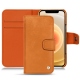 Capa em pele Apple iPhone 12 - Mandarine vintage ( Pantone 165C ) 