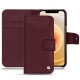 Capa em pele Apple iPhone 12 - Lie de vin ( Pantone 5115C ) 