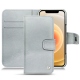 Apple iPhone 12 leather case - Platinium ( Pantone 877C ) 