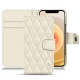 Capa em pele Apple iPhone 12 - Blanc - Couture ( Bologna - White ) 