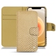 Housse cuir Apple iPhone 12 - Serpent sabbia