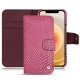 Custodia in pelle Apple iPhone 12 - Serpent ciclamino