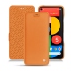 Google Pixel 5 leather case - Orange ( Nappa - Pantone 1495U ) 
