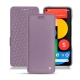 Google Pixel 5 leather case - Lilas ( Nappa - Pantone 2645U ) 
