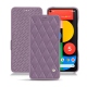 Custodia in pelle Google Pixel 5 - Lilas - Couture ( Nappa - Pantone 2645U ) 